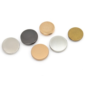 กระดุมแป๊กโลหะแบบกด 4 ส่วน ทำจากทองเหลืองและเหล็ก สำหรับตกแต่งแฟชั่น - Product Image 1