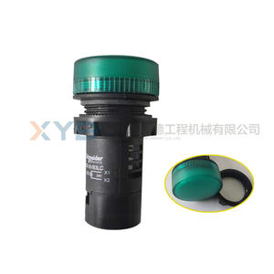 Pièces d'origine XCMG, voyant lumineux vert 24V, rouleau compresseur/niveleuse avec tableau de bord/panneau de commande de modèle ancien - Product Image 1