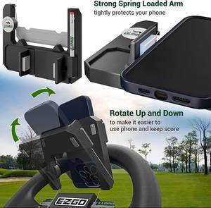 Accesorios para carritos de <span class=keywords><strong>golf</strong></span> Soporte para teléfono/Carrito de <span class=keywords><strong>golf</strong></span> Volante Soporte para teléfono para Club Car <span class=keywords><strong>EZGO</strong></span> YAMAHA Logotipo personalizado - Product Image 6