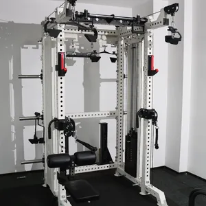 Gym Mutli Functie Station Fitness Apparatuur Ce Gym Multi Smith Machine/Power Rack/Kabel Crossover Multifunctionele Trainer