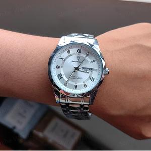 Jam Tangan Pria Poedagar 615 Terbaru, Fashion Mewah, Reloj Baja Anti Karat, Tahan Air, Bercahaya, Quartz - Product Image 4