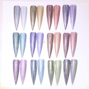 65 Colori Polvere Metallizzata Effetto Specchio Ultra Fine Polvere Candy Mermaid per Decorazione Unghie - Product Image 4