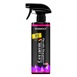 สเปรย์เคลือบเซรามิก WarWolf 500 มล. แห้งเร็ว ปกป้องสีรถยนต์ สำหรับการดูแลรักษารถยนต์ - Product Image 5