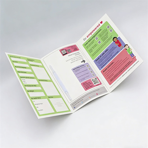Porte-documents prénatal personnalisé en carton, impression offset, fermeture à clip, organiseur de dossiers médicaux pour <span class=keywords><strong>femmes</strong></span> enceintes - Product Image 4