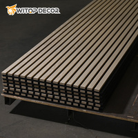 Solution acoustique en bois Panneaux acoustiques en feutre PET en fibre de polyester 100% Panneaux acoustiques d'absorption acoustique