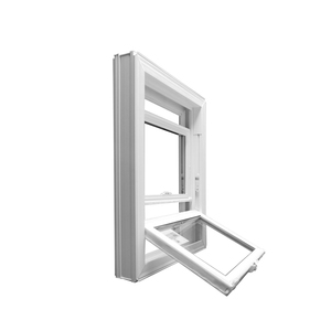 Khung Cửa Sổ Gỗ Cửa Sổ Đôi Kính Màu Trắng Dân Cư Cửa Sổ Treo Trên Bồn Rửa Nhà Bếp - Product Image 4