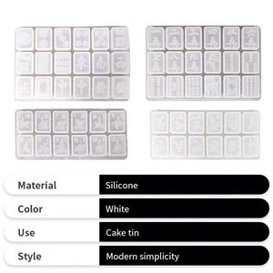 Wholesale Craft <b>Fun</b> Games Adult Diy Toy Silicone Mini Mahjong Resin Tray Mold for Gifts - Product Image 3