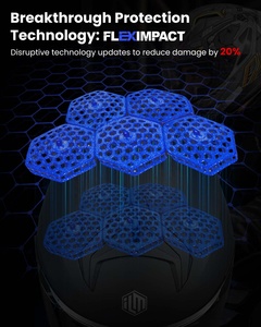 Cascos de Motocicleta ILM Modelo Integral MF510 Revolución Tecnológica - Product Image 3