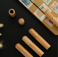 Outils de broderie multifonctionnels en bois, l'alliée idéale des mamans : étui à aiguilles fait main et porte-cure-dents en bois
