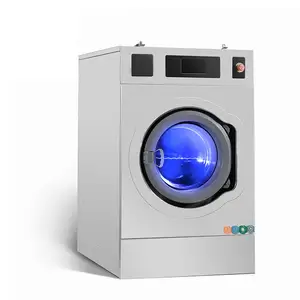 Machine à laver automatique à économie d'eau, tissu extracteur 27 kg, équipement de laverie commerciale, machine à laver pour hôpital