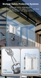 Robot nettoyeur de <span class=keywords><strong>vitres</strong></span> <span class=keywords><strong>professionnel</strong></span> OEM ODM, <span class=keywords><strong>prix</strong></span> d'usine, <span class=keywords><strong>nettoyage</strong></span> automatique intelligent pour hôtel, utilisation en extérieur - Product Image 5