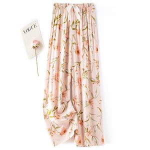 <span class=keywords><strong>Pantaloni</strong></span> da <span class=keywords><strong>donna</strong></span> in <span class=keywords><strong>viscosa</strong></span> <span class=keywords><strong>pantaloni</strong></span> larghi Casual estate Palazzo <span class=keywords><strong>pantaloni</strong></span> da spiaggia sciolti <span class=keywords><strong>pantaloni</strong></span> da spiaggia <span class=keywords><strong>con</strong></span> coulisse - Product Image 3