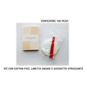 ACANTO Pack de 100 trousses de toilette individuelles pour hôtels - Product Image 1