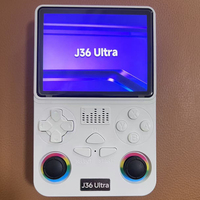 Console de jeu portable J36 Ultra, écran IPS de 3,5 pouces, Wi-Fi intégré, 20000 jeux rétro, lecteurs de jeux de poche
