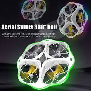 Drones LED con forma de platillo volador y control remoto, con evitación de obstáculos, para niños, juego creativo y entretenimiento al aire libre. - Product Image 5