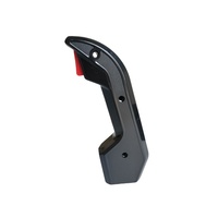 Vente chaude produits pistolet simulateur poignée simulé tir jeu d'arcade joystick noir coque en plastique pièces de poignée