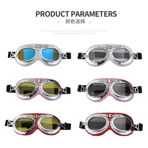 Motorcycle Goggles Full Rim UV400 Anti-Uv Windproof <b>Adjustable</b> <b>Strap</b> For Motorsport Riding Protection Model 8008 - Product Image 5