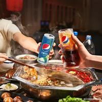 Meilleures ventes de boîtes de Pepsis Boissons gazeuses Blanc Pomelo Vert Bambou Blanc Pêche Oolong Saveur Boissons exotiques 330ml