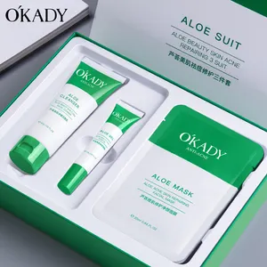 Akne-Behandlung Narben entfernung Creme Tool Kit Gesicht Akne-Entferner Anti-Akne-Hautpflege-Set Private Label Vegan