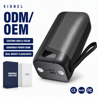 Nouveau produit, chargeur d'urgence portable avec logo OEM, ultra grande capacité 50000mAh, charge rapide PD 20W 22.5W, banques d'alimentation portables