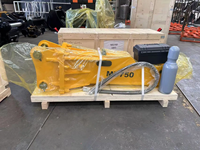 Monde Excavator Rock Breaker Hot Sale Side/top/box Silenced Hydraulic Hammer Breaker for Mini Excavator