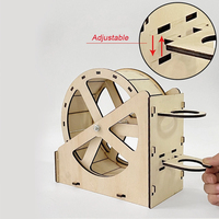 Roue à courir en bois pour hamster, best-seller, jouets en bois pour petits animaux, roue d'exercice pour chat