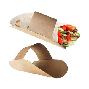 Bandejas de Papel para Alimentos ZY, Papel para Envolver Alimentos Resistente a la Grasa, Bandejas de Cartón Plegables Desechables para Almuerzo, Aperitivos, Rollos Fritos - Product Image 2