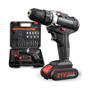 Juego de Taladro Inalámbrico Portátil de Alta Calidad con Batería Recargable, Taladros de Impacto Eléctricos para el Hogar, Kits de Destornilladores Eléctricos - Product Image 1