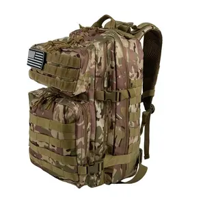 RTS방수 전술 하이킹 배낭 가방 Molle 남성 가방 야외 활동 훈련 사냥 배낭 가방