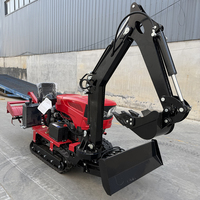 Traktor Tipe Crawler/Roda, Mesin Pertanian, Peralatan Bulldozer, Mini Crawler Cultivator Traktor untuk Dijual