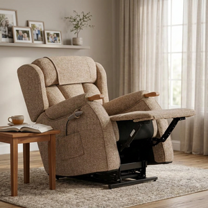 Electric Poltrona Lift Recliner Chair Fabric <b>Sofa</b> with Remote Control Dual Motors Zero Gravity Function <b>Sofa</b> Chair - Product Image 2