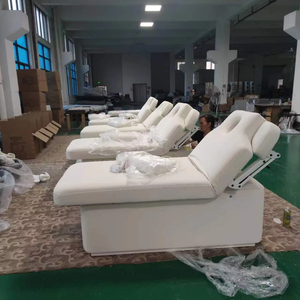 Table de massage et de soin en cuir de haute qualité pour salon de beauté, spa, et lavage de cheveux - Product Image 2