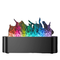 Diffuseur d'arômes pour cheminée, humidificateur, vaporisateurs, diffuseur de flamme, diffuseur d'arômes ultrasonique, nébuliseur portable pour la maison