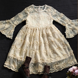 Nouvelles robes d'anniversaire blanches de qualité supérieure pour enfants filles de 3 ans - Product Image 5