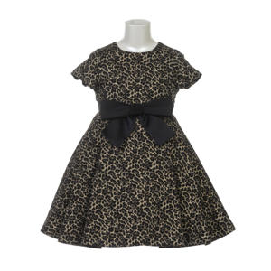 Conjuntos de Ropa para Niñas de la Marca Guangzhou, Blusa y Pantalones con Estampado de Leopardo, Vestido para Niña Pequeña, Ropa Infantil Personalizada - Product Image 5