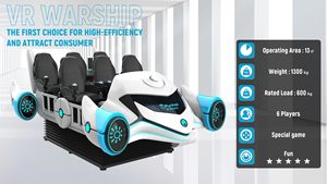 Esperienza attraente simulatore di gioco Vr navi da guerra 6 astronave capsula caccia gioco nave simulatore di controllo nave astronave - Product Image 3