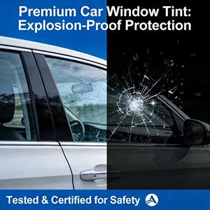 ฟิล์มกรองแสงรถยนต์คาร์เพล คัสตอม ไฮยูวี&ไออาร์ บล็อก 99% ทินท์ อัลตร้าเอชดี วิชั่น นาโนเซรามิก คุณภาพสูงสุด ป้องกันความเป็นส่วนตัว แบบม้วน - Product Image 3