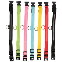 Collier lumineux rechargeable par USB pour chien Collier lumineux clignotant pour extérieur Marche de nuit Fournitures de sécurité