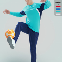Logo personnalisé sport hommes sweat maillots de football sport Jogging haut vestes demi football formation survêtement avec pantalon