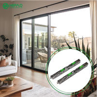 Sistem Perlengkapan Jendela Satu Paket dengan Roda Pintu Geser Baja Tahan Karat untuk Aplikasi Modern Gedung Apartemen