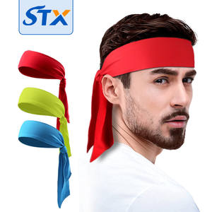 Shuntaixin-Cinta para la cabeza de tenis para hombre y mujer, cinta para la cabeza de fútbol ajustable anudada con diseño de logotipo personalizado, cinta para la cabeza deportiva - Product Image 2