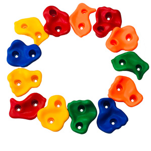 2023 High Quality Kids Playground Rock Assorted Climbing Holds Stones Outdoor Indoor Wall Climb Holds For Kids