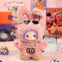 Authentique LOVELY EM-MA Série Punk Era Peluche Surprise Boîte Mystère Porte-clés Poupée Designer Cadeau Saint-Valentin