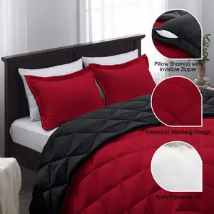 大床卧室羽绒被套装床单，带被子床上用品，适用于双人床