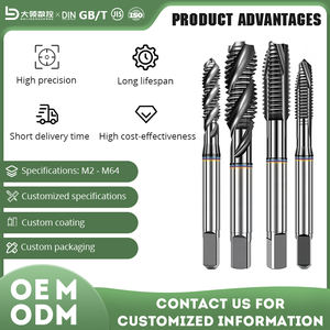 DL OEM/ODM GB/T28254 HSS-M35 Jeu de tarauds et filières à pointe aiguë pour filetage, pour filetage par taraudage - Product Image 2