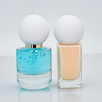 Bouteilles carrées d'emballage de sérum pour le visage d'huile d'essence d'émulsion corporelle en verre de 30mL pour crème liquide cosmétique