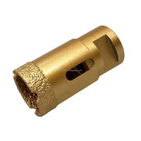 Jeu de forets diamantés brasés sous vide FORGE, tige M14 de 6 mm, longueur 60 mm, kit de scies cloches pour maçonnerie et carrelage, porcelaine