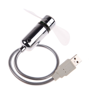 Hand Mini <span class=keywords><strong>USB</strong></span> <span class=keywords><strong>Fan</strong></span> Tiện Ích Di Động Linh Hoạt Đồng Hồ <span class=keywords><strong>LED</strong></span> Cổ Ngỗng Mát Mẻ Cho Máy Tính Xách Tay PC Notebook Hiển Thị Thời Gian Thực Bền Có Thể Điều Chỉnh - Product Image 5
