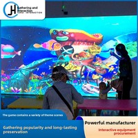 Mesa de proyección de Pared Interactiva profesional para niños, pintura mágica para el hogar interior, juego táctil, mesa mágica de proyección de vídeo