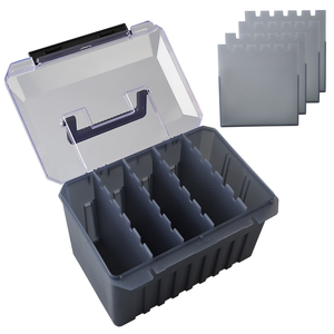 Hộp đựng đồ câu cá 23.5*17.6*16.5cm, thùng đựng đồ câu cá, có lưới ngăn tháo rời, hộp đựng đồ câu cá chống thấm nước, hộp đựng mồi câu cá cứng cáp - Product Image 2